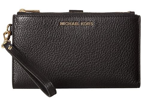 michael kors black logo wristlet|michael kors wristlet cheap.